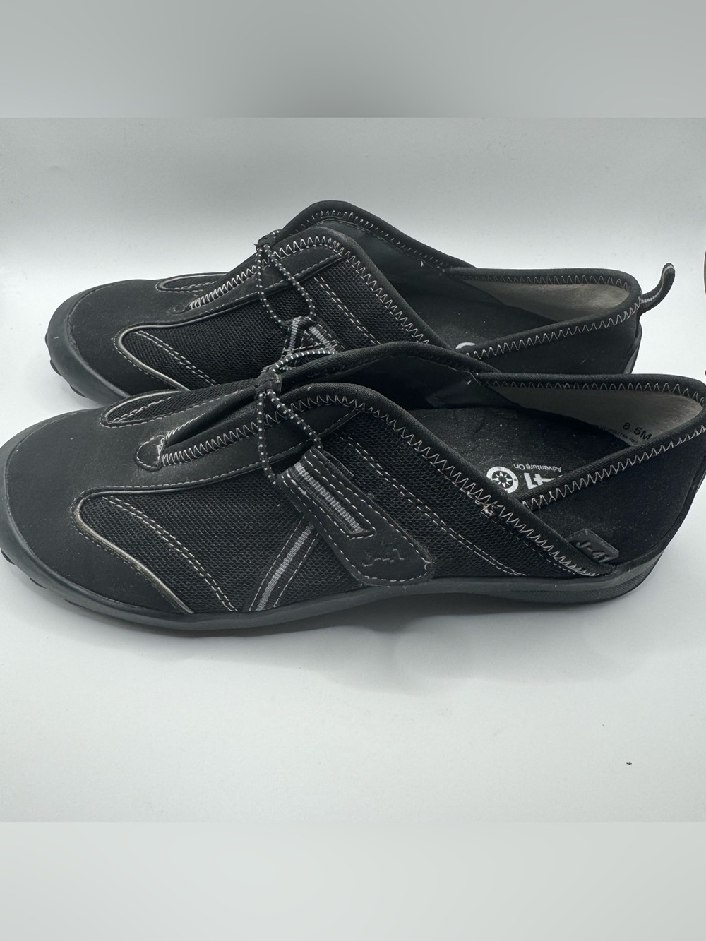 J-41 Adventure On Womens Black Slip On Shoes Size 8.5M Trail Walking Comfort